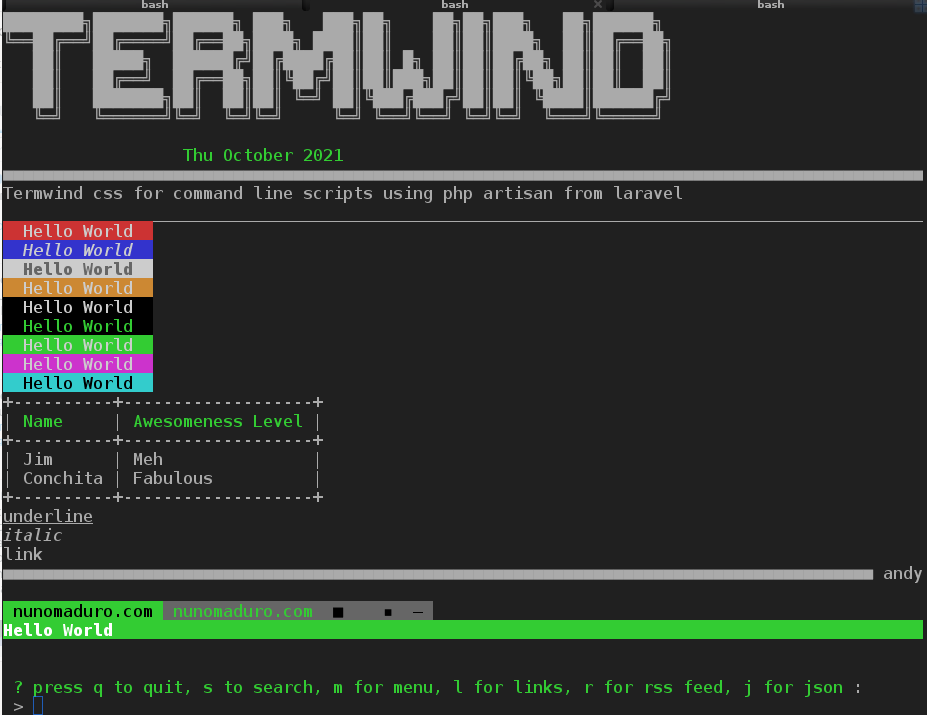 Image of termwind